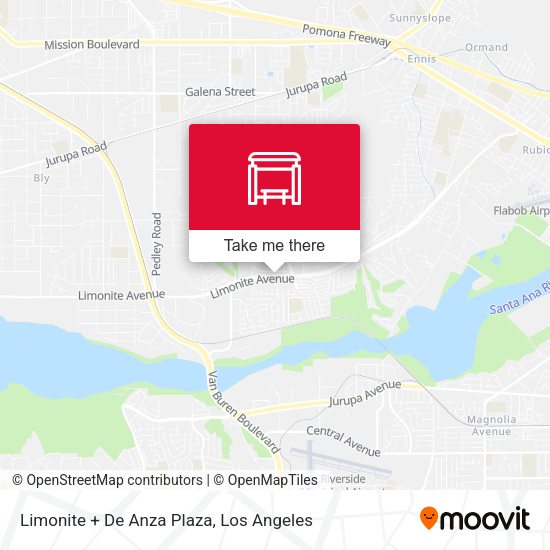 Limonite + De Anza Plaza map