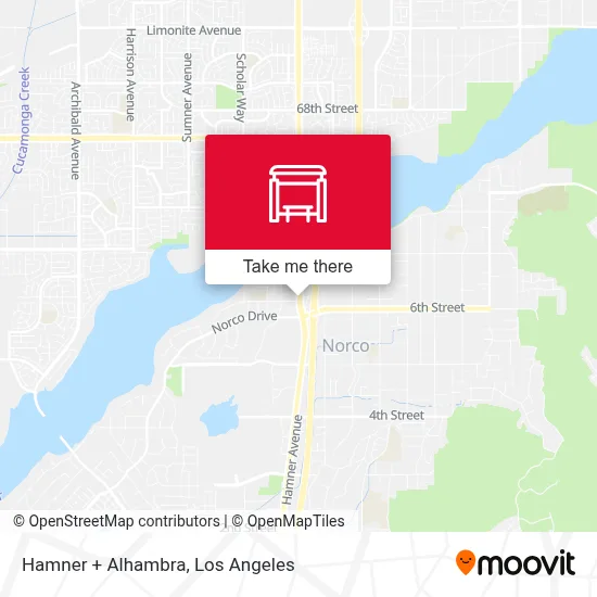 Hamner + Alhambra map