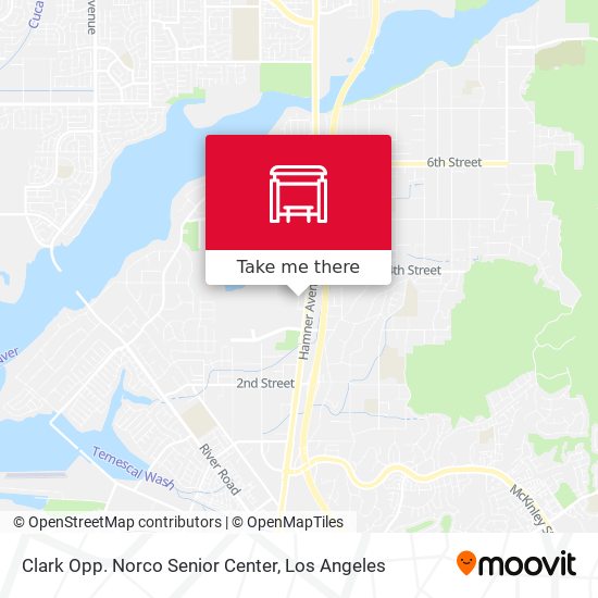 Mapa de Clark Opp. Norco Senior Center