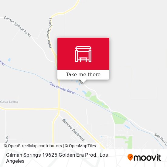 Gilman Springs 19625 Golden Era Prod. map