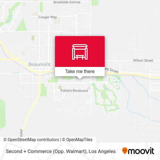 Second + Commerce (Opp. Walmart) map