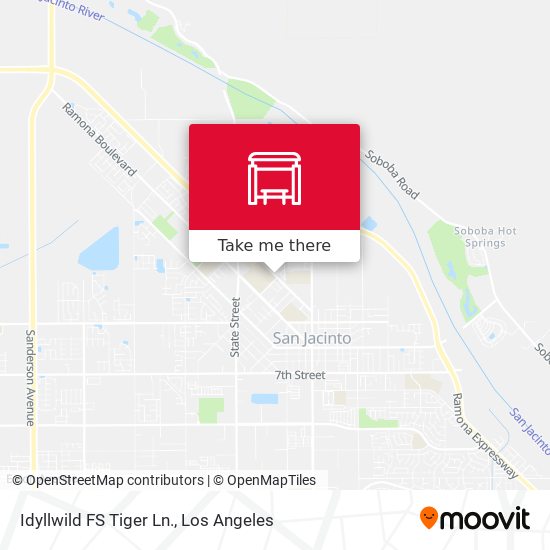 Directions To Idyllwild California How To Get To Idyllwild Fs Tiger Ln In San Jacinto By Bus Or Train