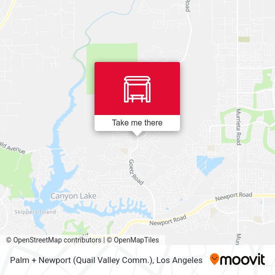 Palm + Newport (Quail Valley Comm.) map