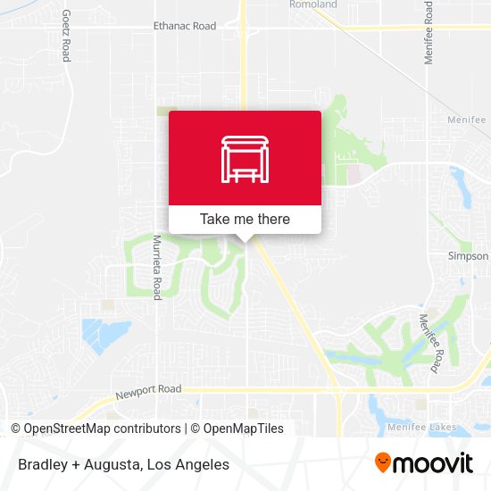 Bradley + Augusta map