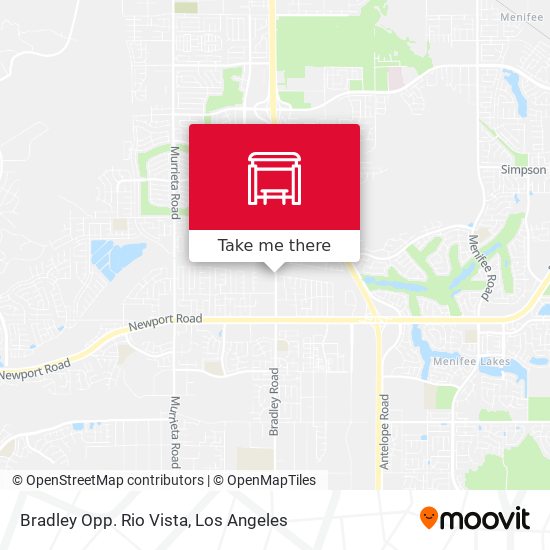 Bradley Opp. Rio Vista map