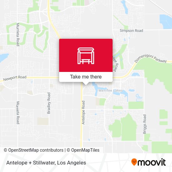 Antelope + Stillwater map