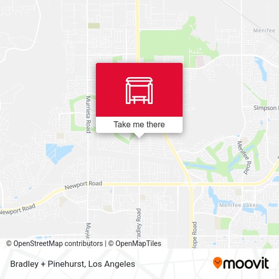 Bradley + Pinehurst map
