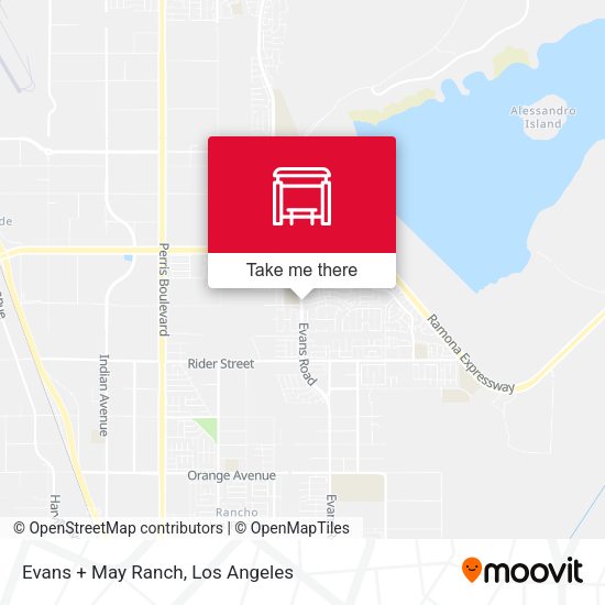 Mapa de Evans + May Ranch