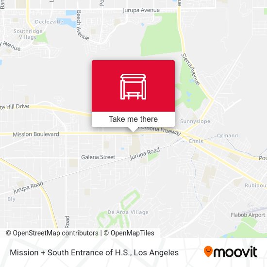 Mapa de Mission + South Entrance of H.S.