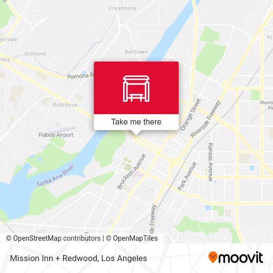 Mission Inn + Redwood map