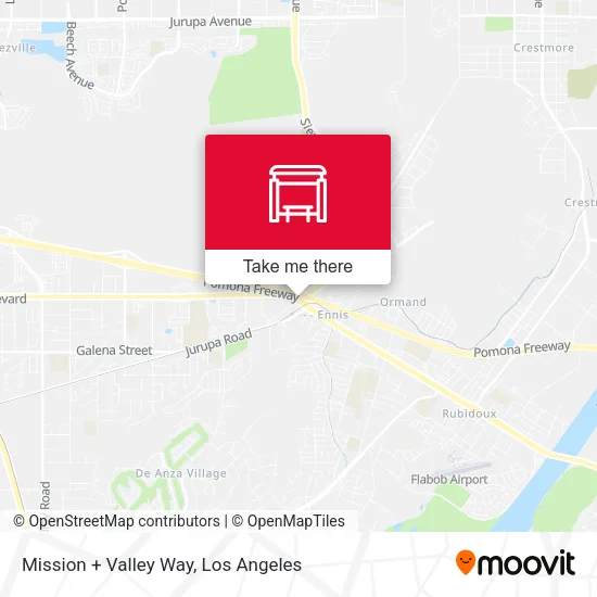 Mapa de Mission + Valley Way