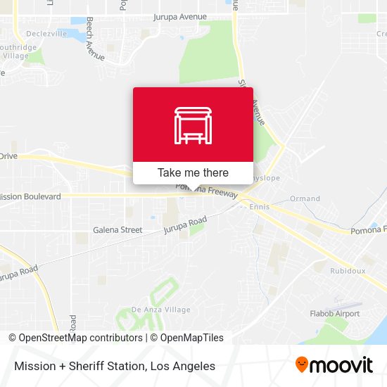 Mission + Sheriff Station map