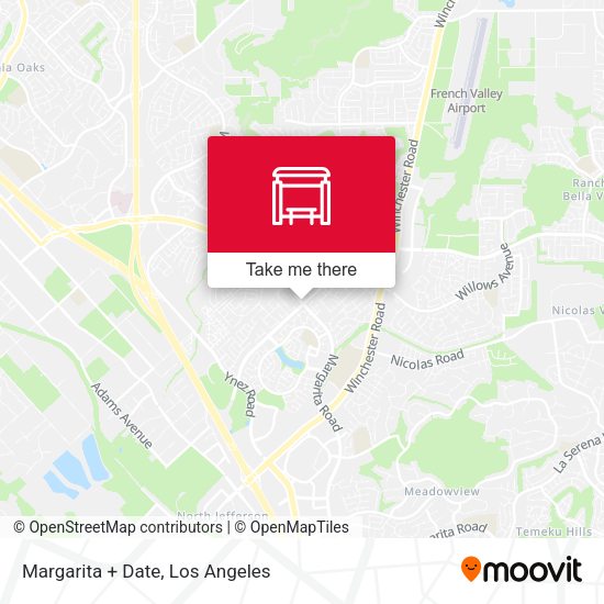 Margarita + Date map