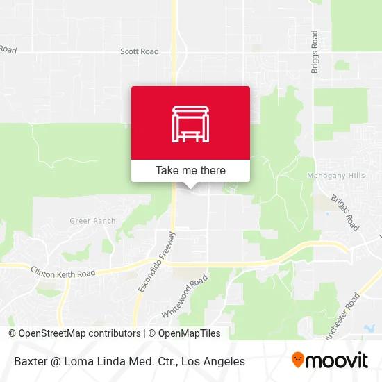 Baxter @ Loma Linda Med. Ctr. map
