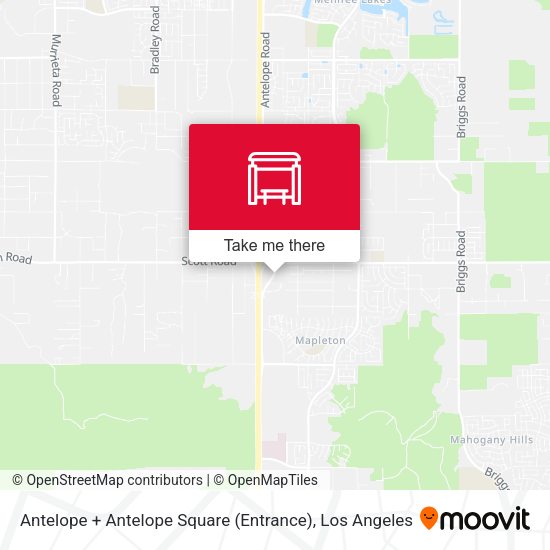 Antelope + Antelope Square (Entrance) map