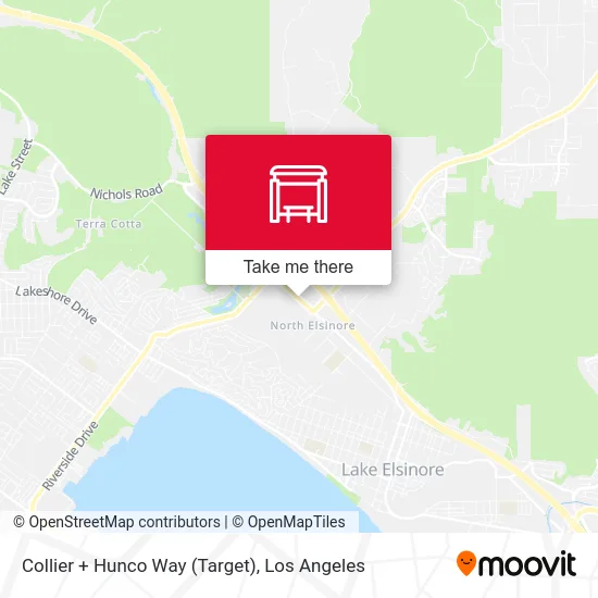 Collier + Hunco Way (Target) map
