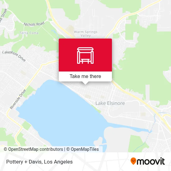 Pottery + Davis map
