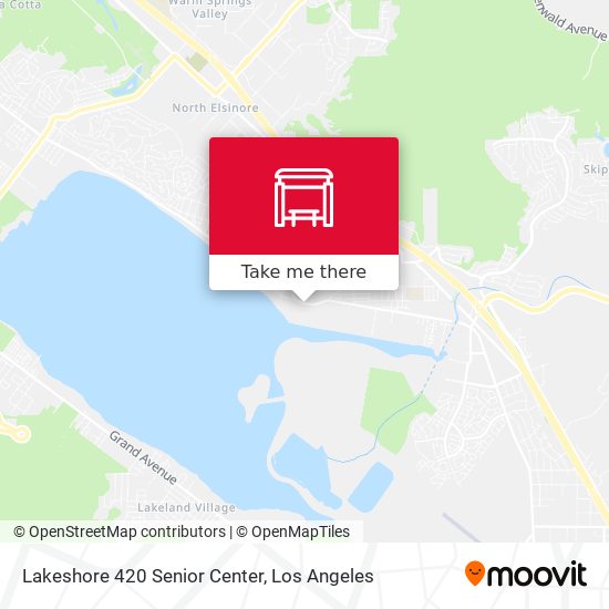 Lakeshore 420 Senior Center map