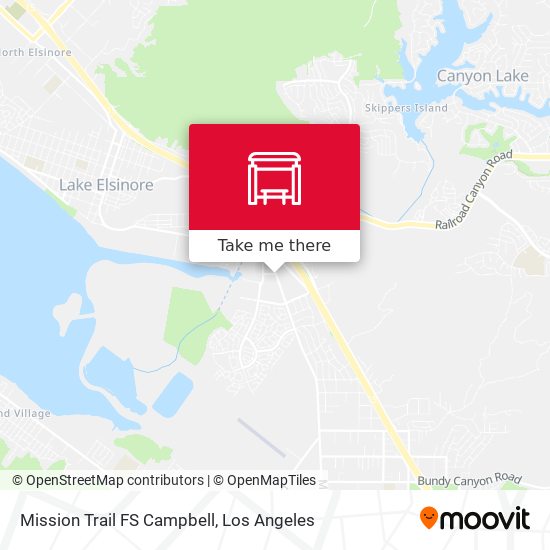 Mapa de Mission Trail FS Campbell