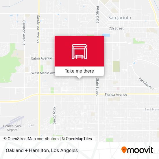Oakland + Hamilton map