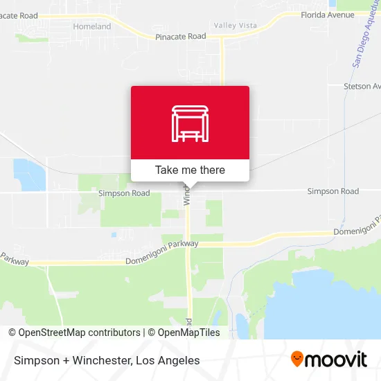 Simpson + Winchester map