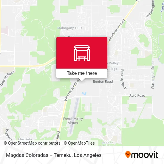 Magdas Coloradas + Temeku map