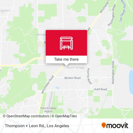Mapa de Thompson + Leon Rd.