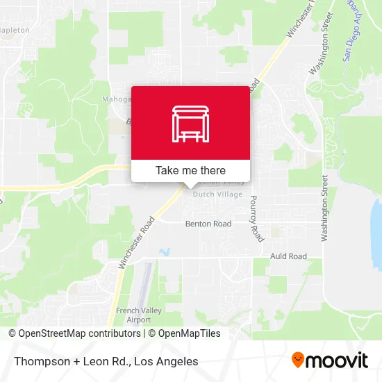 Thompson + Leon Rd. map