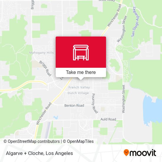 Algarve + Cloche map