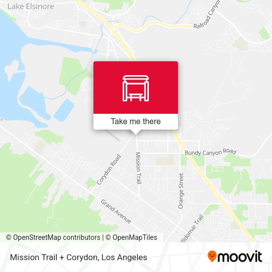 Mission Trail + Corydon map