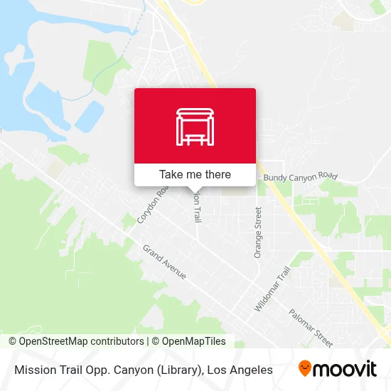 Mission Trail Opp. Canyon (Library) map