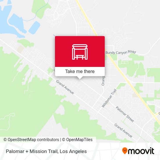 Mapa de Palomar + Mission Trail