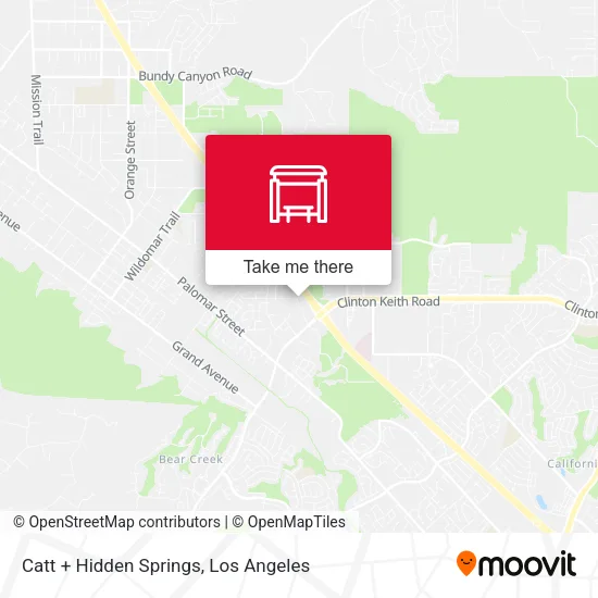 Catt + Hidden Springs map