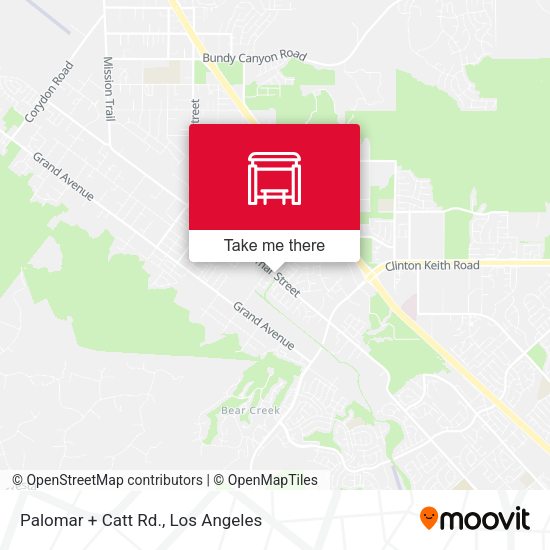 Palomar + Catt Rd. map