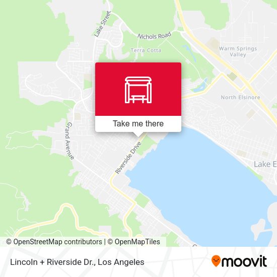 Mapa de Lincoln + Riverside Dr.