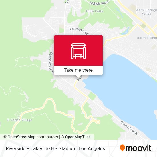 Mapa de Riverside + Lakeside HS Stadium