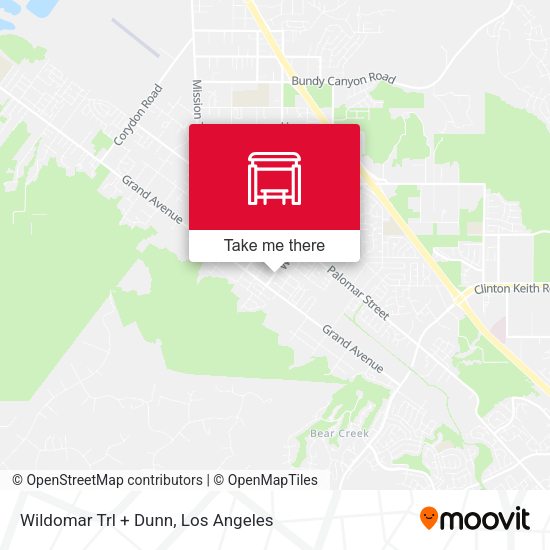 Wildomar Trl + Dunn map