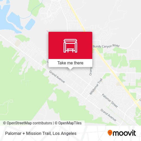 Mapa de Palomar + Mission Trail