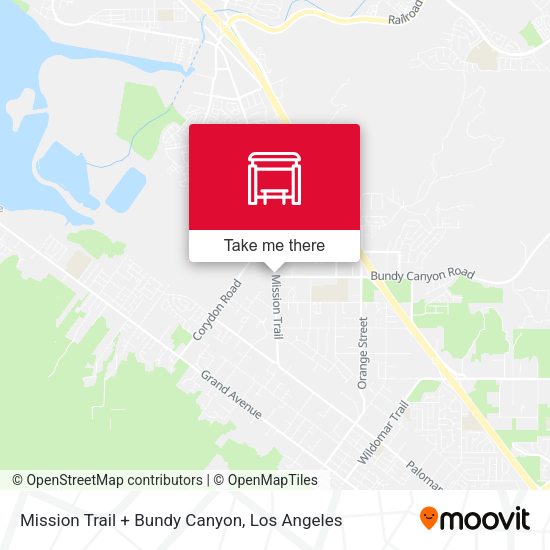 Mapa de Mission Trail + Bundy Canyon
