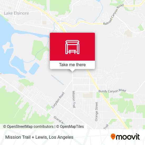 Mission Trail + Lewis map
