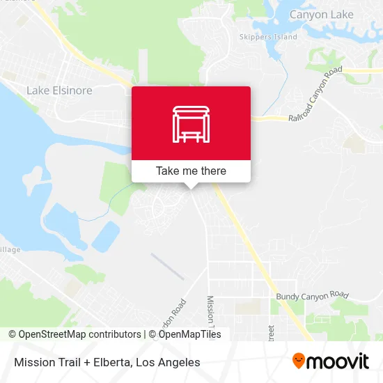 Mission Trail + Elberta map
