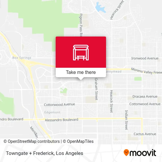 Towngate + Frederick map