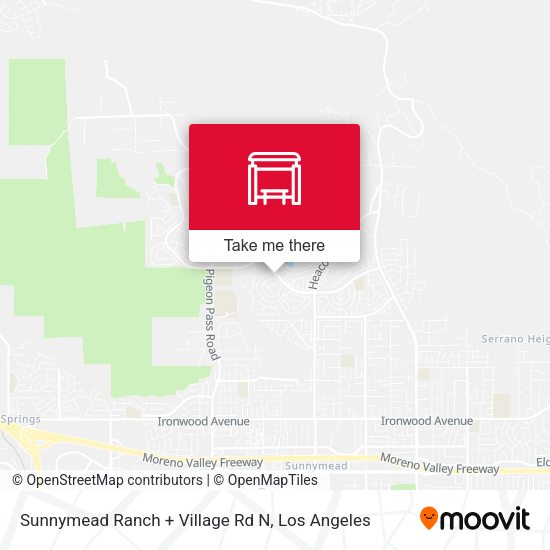 Mapa de Sunnymead Ranch + Village Rd N