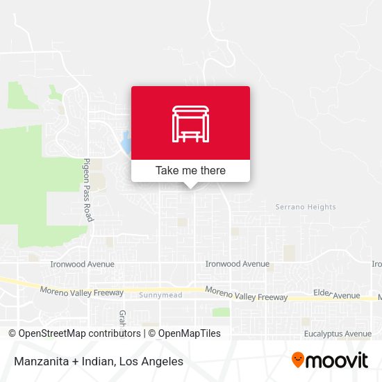 Mapa de Manzanita + Indian