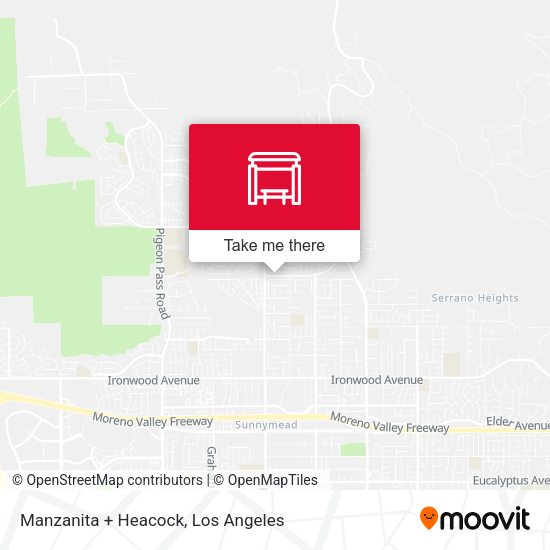 Mapa de Manzanita + Heacock