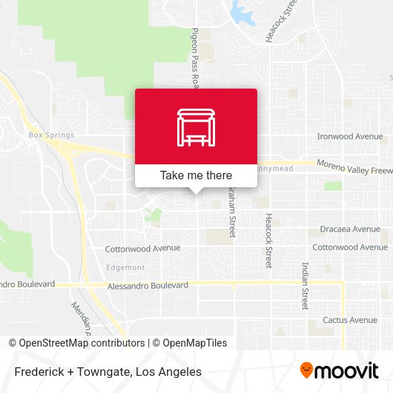 Frederick + Towngate map