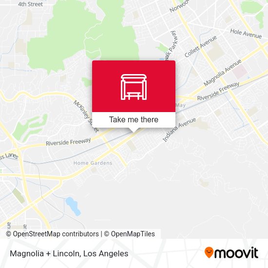 Magnolia + Lincoln map