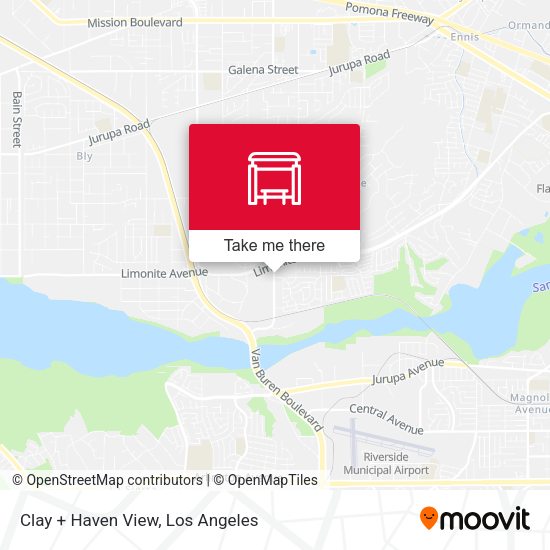 Clay + Haven View map
