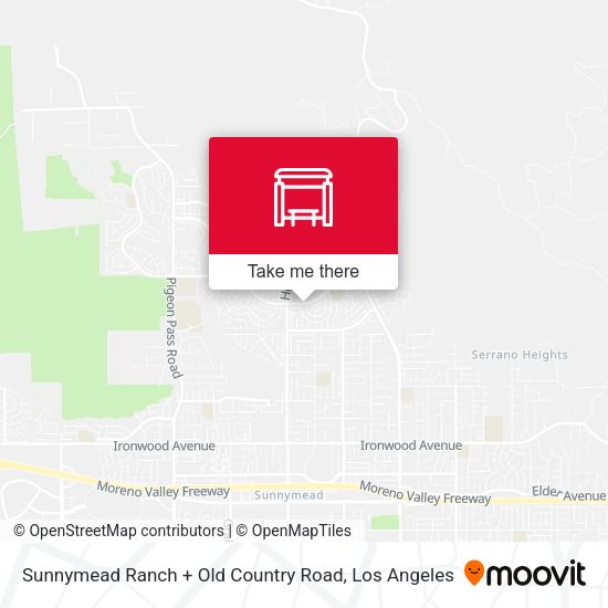 Mapa de Sunnymead Ranch + Old Country Road