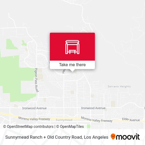 Mapa de Sunnymead Ranch + Old Country Road